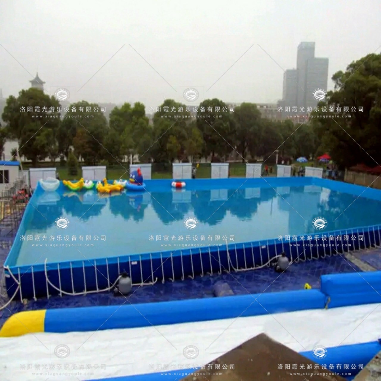 延川大型支架游泳池